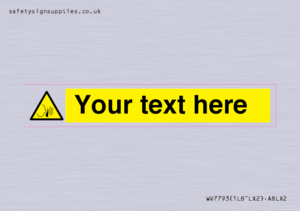 Custom warning sudden loud noise